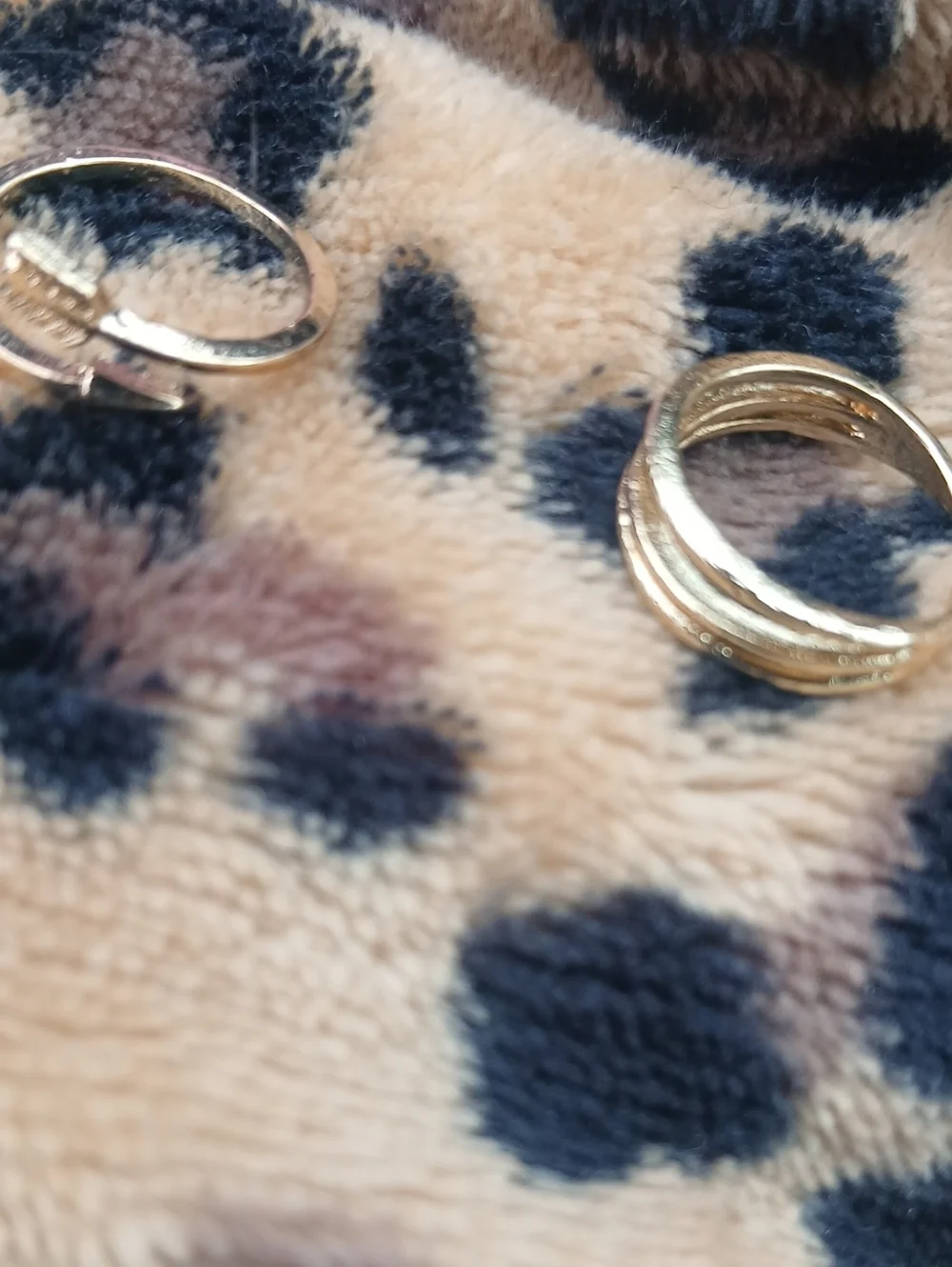 Gold Tone Stacked Ring Set - Women Jewelry